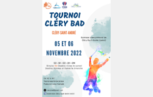 Tournoi Cléry Bad 